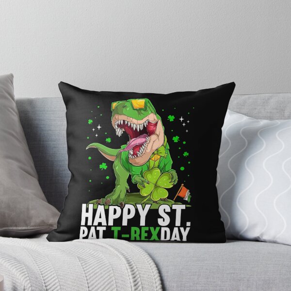 Item preview, Happy St Pat Trex Day Dinosaur Patricks Day Lucky Boys Kids designed and sold by MobyStickers.