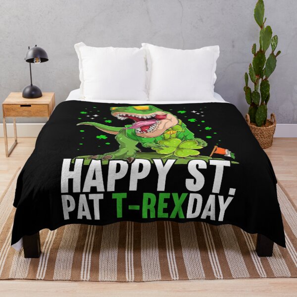 Item preview, Happy St Pat Trex Day Dinosaur Patricks Day Lucky Boys Kids designed and sold by MobyStickers.