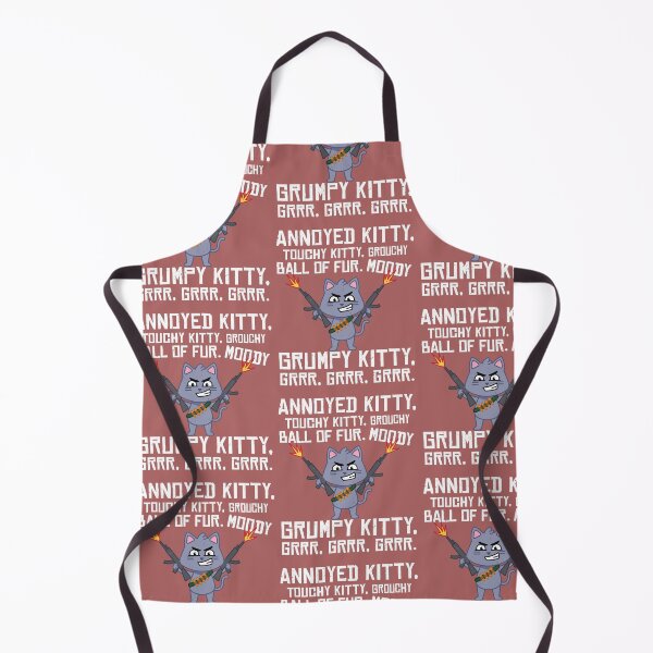 Item preview, Angry Cat Kitten Lover Funny Attitude Fur Pet Owner designed and sold by Suzie-Mara.
