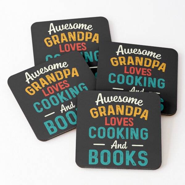 Item preview, Awesome Grandpa Loves Cooking And Books designed and sold by Artifylab.