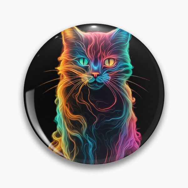 Item preview, Neon Cat 13 designed and sold by kawaiidread.