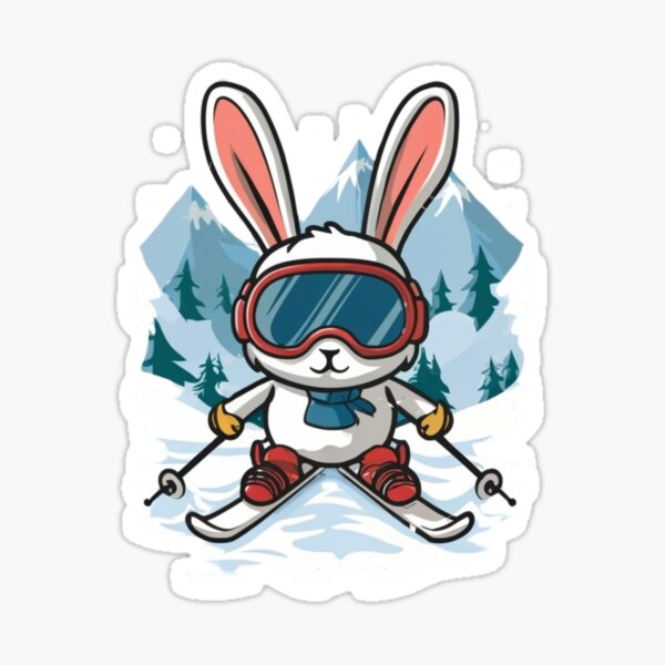 Premium Vector  Yoyo mascot character as a ski player