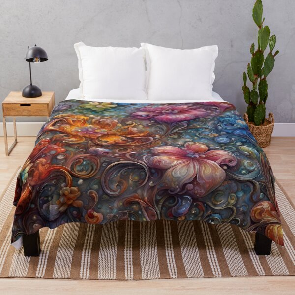 Item preview, Colorful Flower Pattern designed and sold by TheArtOfPat.