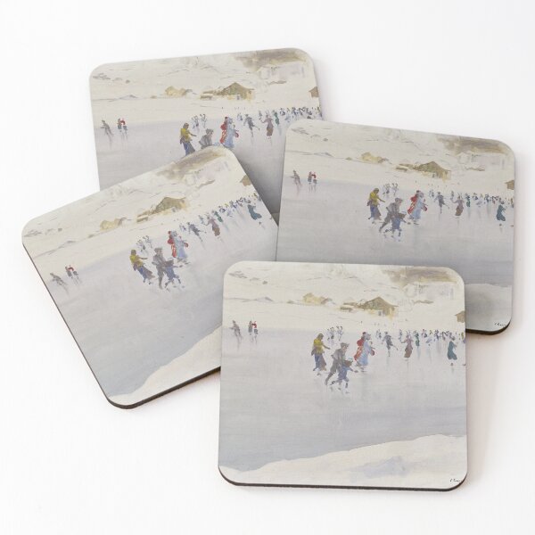 Item preview, Sir John Lavery Skating at Wengen 1913 designed and sold by Diana Haemer.