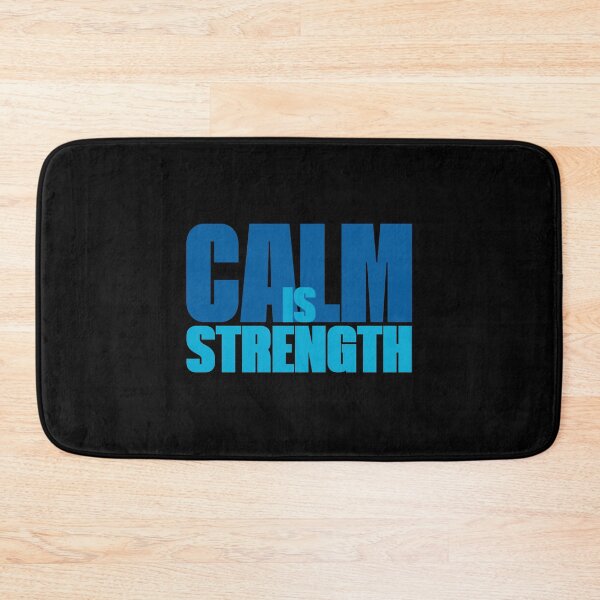 Item preview, Calm Is Strength - A Cool Attitude Quotes designed and sold by WIZECROW.