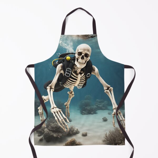 Item preview, Skeleton diving Funny Diver Gift designed and sold by CyberArtistOne.