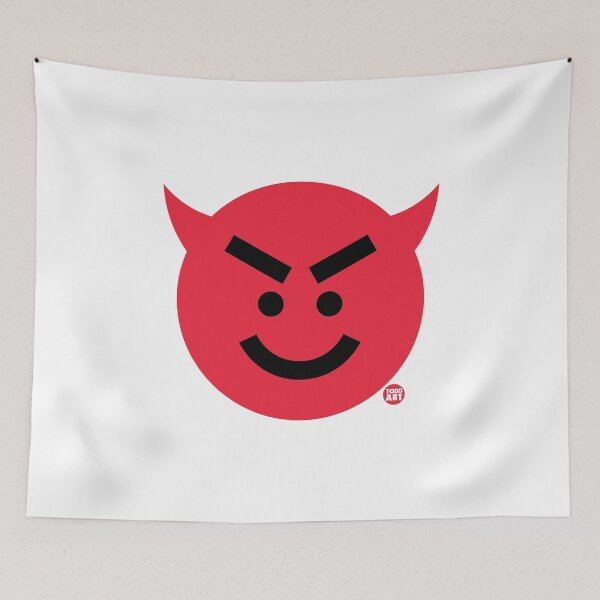 Item preview, DEVIL SMILEY FACE designed and sold by TODD GOLDMAN.