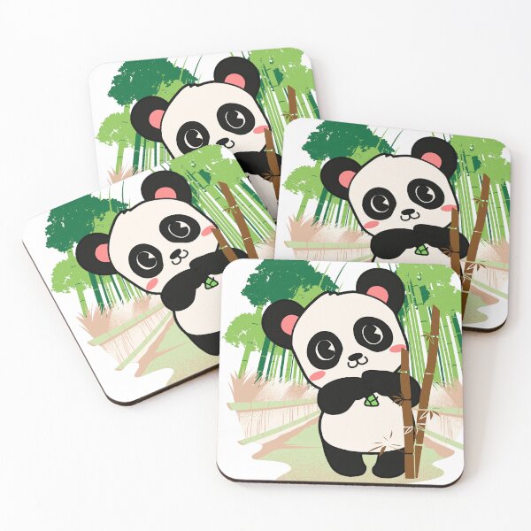 Item preview, Cute Panda | Half-Cut Vinyl Panda Sticker | KitiMouna designed and sold by Kitimouna.