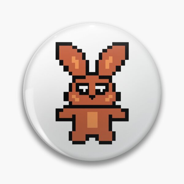 Item preview, Brown Pixel Rabbit   designed and sold by HarriPaloma.