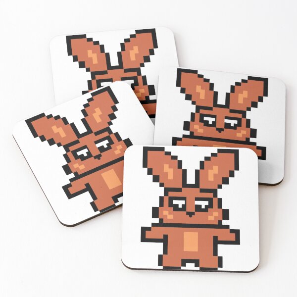 Item preview, Brown Pixel Rabbit   designed and sold by HarriPaloma.