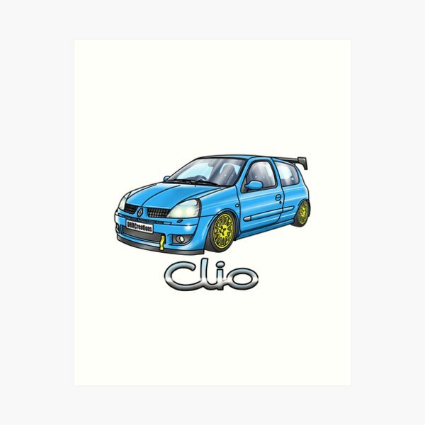 Clio 4RS Art Board Print by VinnyArtworks