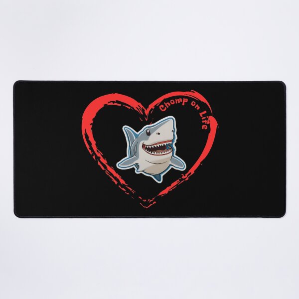 Item preview, Smiling shark (Chomp on Life) designed and sold by ViaNature.