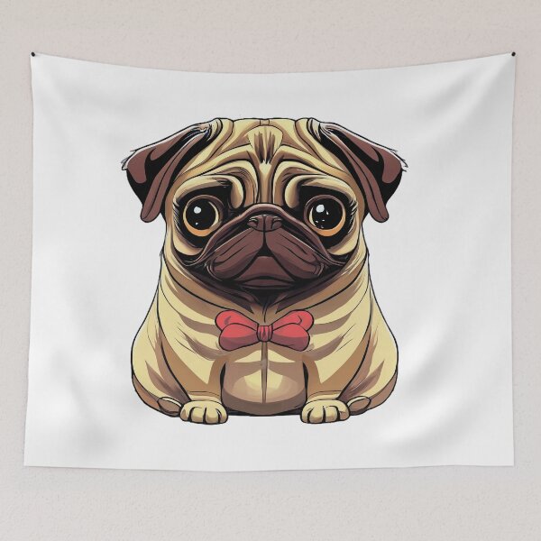 Item preview, Adorable dog. Small dog. Color: brown, beige, red designed and sold by MagelliShop.