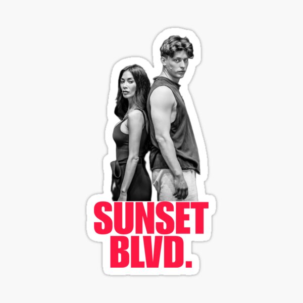 Aperçu de l'œuvre Boulevard Sunset. avec Nicole Scherzinger et Tom Francis créée et vendue par CMooreWorx.