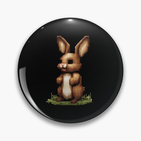 Item preview, Pixel Brown Rabbit designed and sold by HarriPaloma.