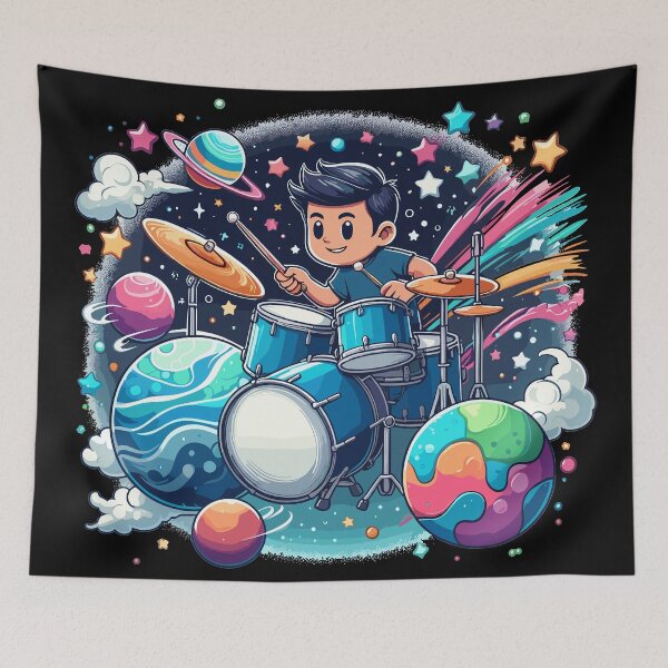 Item preview, Cosmic Drummer's Beat designed and sold by ECuteDesigns.