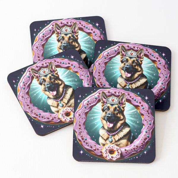 Item preview, German Sheperd Donut King designed and sold by Doggo4Life.