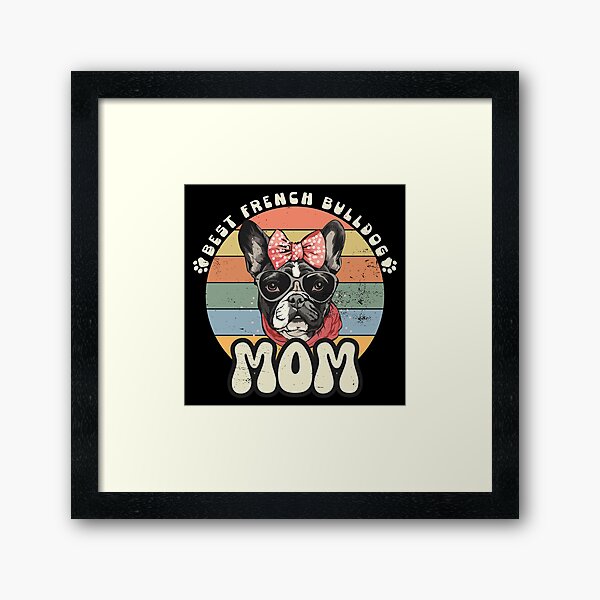Item preview, Vintage French Bulldog Mom Design designed and sold by Hansani Nuwanmini Jayawickrama.