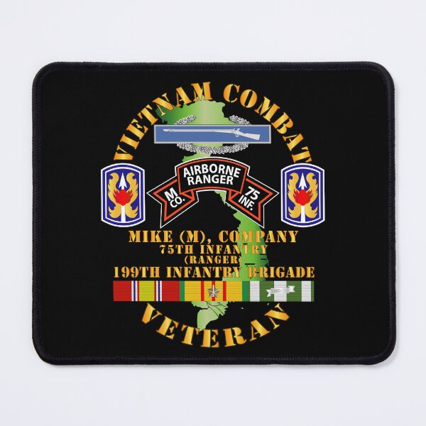 Item preview, Army - Vietnam Combat Vet - M Co 75th Infantry (Ranger) - 199th Inf Bde SSI designed and sold by Military Insignia Products.