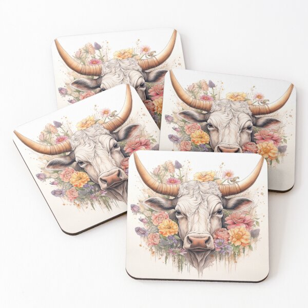 Item preview, White Cow Flowers designed and sold by Chronic Co Art.