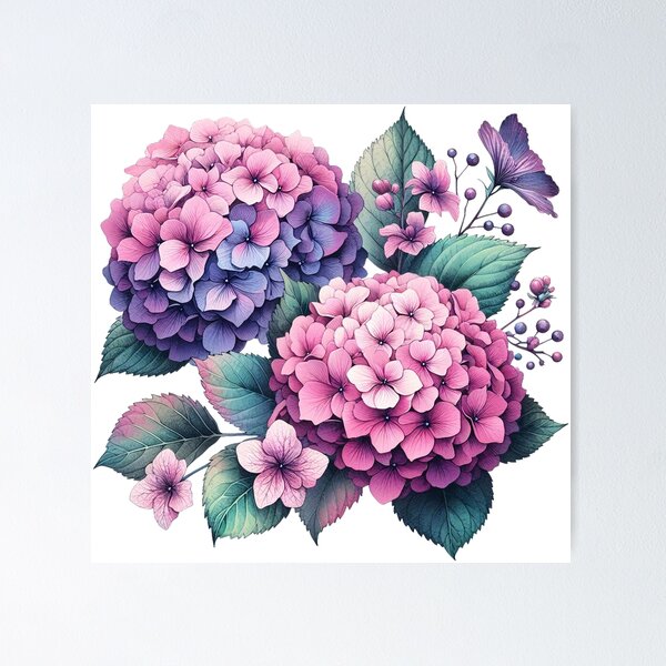 Item preview, Hydrangeas designed and sold by erkinmaddison.