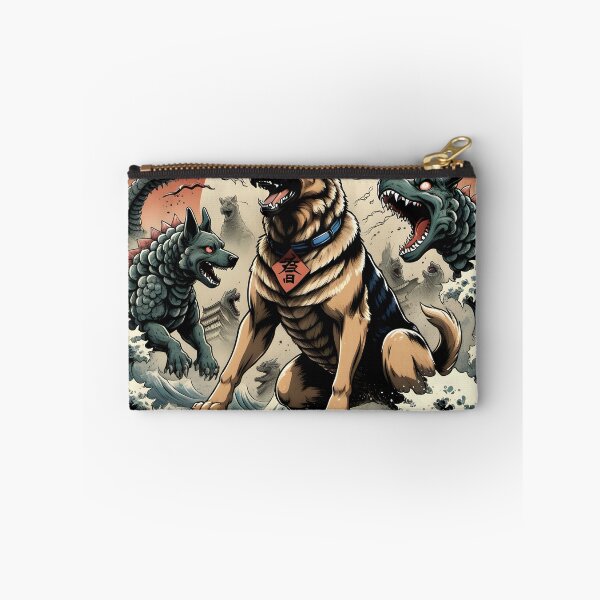 Item preview, German Shepherd Battles Sea Monsters designed and sold by Doggo4Life.