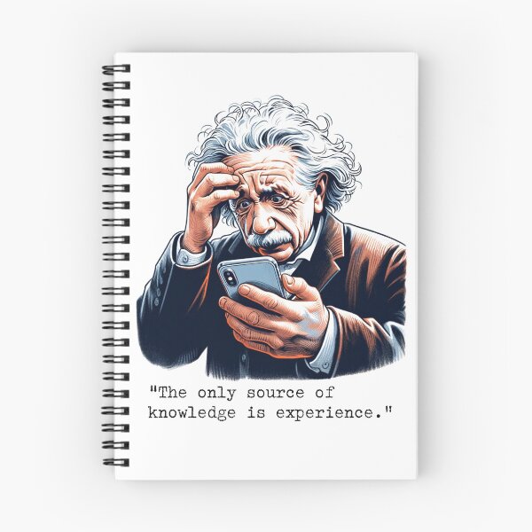 Item preview, Einstein Bewildered by Smartphone designed and sold by digital-savant.