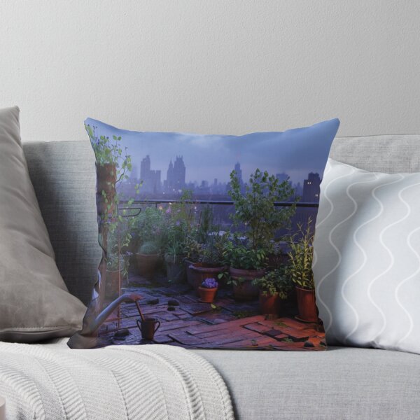 Item preview, Rooftop Garden In Twilight - Series Number Two designed and sold by delohill.