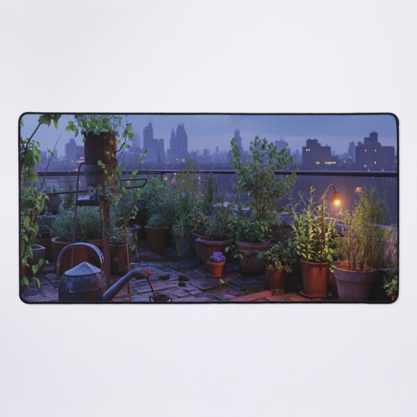 Item preview, Rooftop Garden In Twilight - Series Number Two designed and sold by delohill.