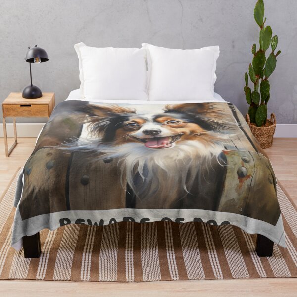 Item preview, Beware of Dog Sign for Papillon designed and sold by M1234s.