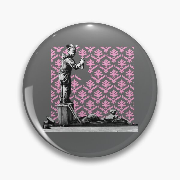 Artikelvorschau, Banksy - Paris-Girl-Muster entworfen und verkauft von FellOffAFirefly.
