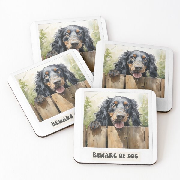 Item preview, Beware of Dog Sign for  Gordon Setter designed and sold by M1234s.