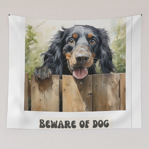 Item preview, Beware of Dog Sign for  Gordon Setter designed and sold by M1234s.