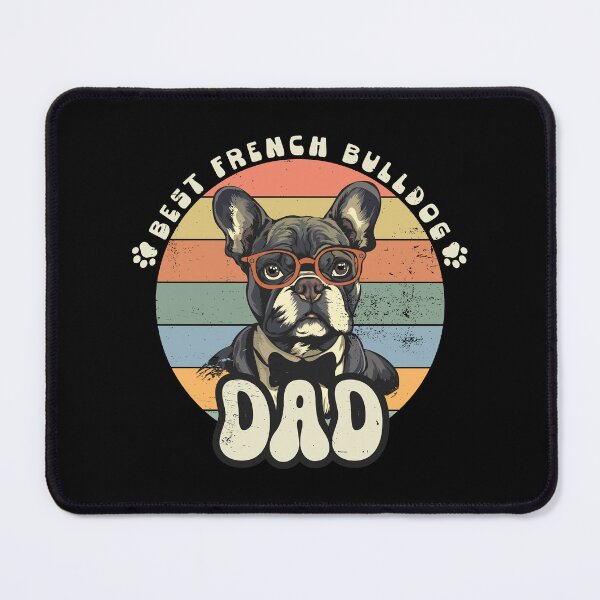 Item preview, Vintage French Bulldog Dad Design designed and sold by Hansani Nuwanmini Jayawickrama.