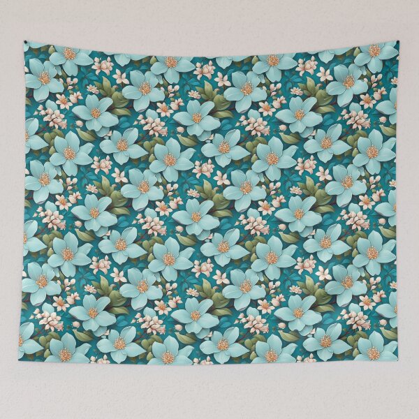 Item preview, Kawaii Jazmin Flowers Pattern designed and sold by FloralsbyLiss.