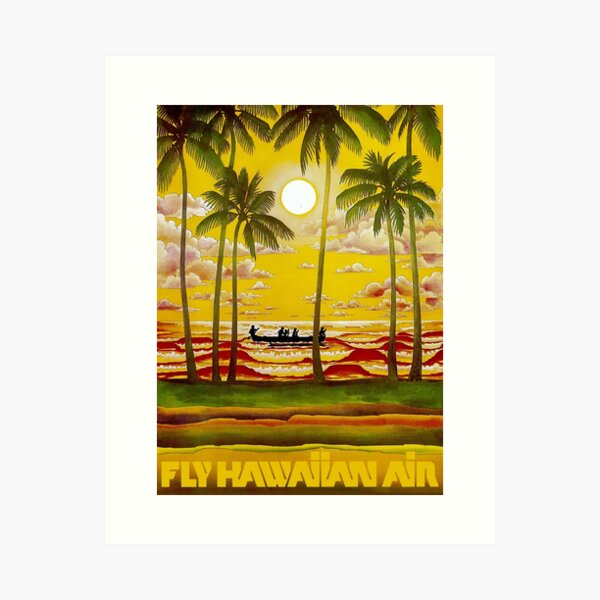 Item preview, HAWAIIAN AIR; Travel and Tourism Print designed and sold by posterbobs.