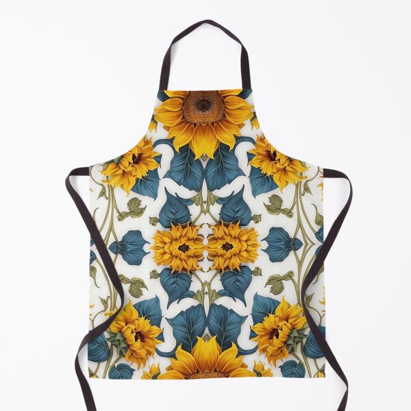 Item preview, intertwined sunflowers with blue leaves summer and spring collection designed and sold by Carlos Gudino.