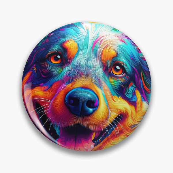 Item preview, Psychedelic Australian Cattle Dog designed and sold by TheWorkingDog.