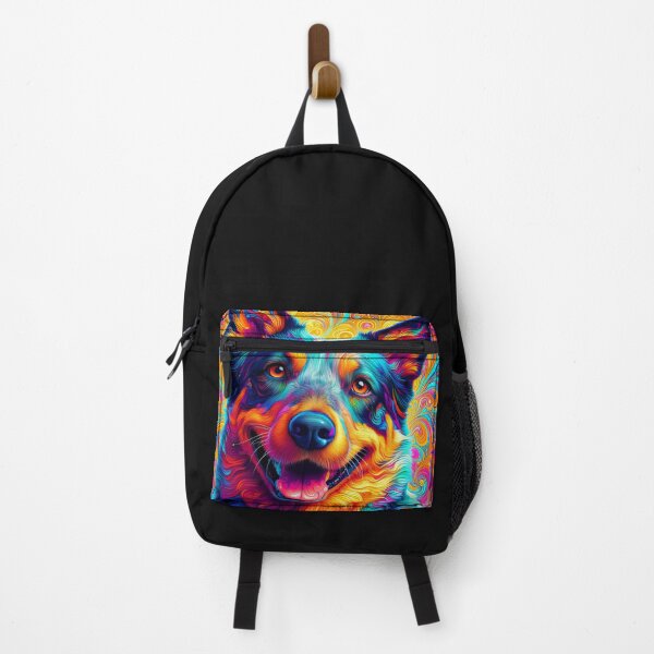 Item preview, Psychedelic Australian Cattle Dog designed and sold by TheWorkingDog.