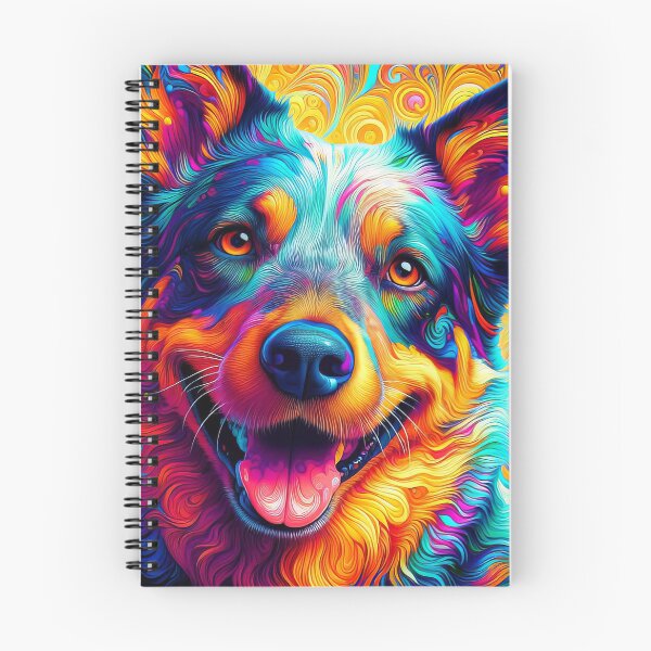 Item preview, Psychedelic Australian Cattle Dog designed and sold by TheWorkingDog.