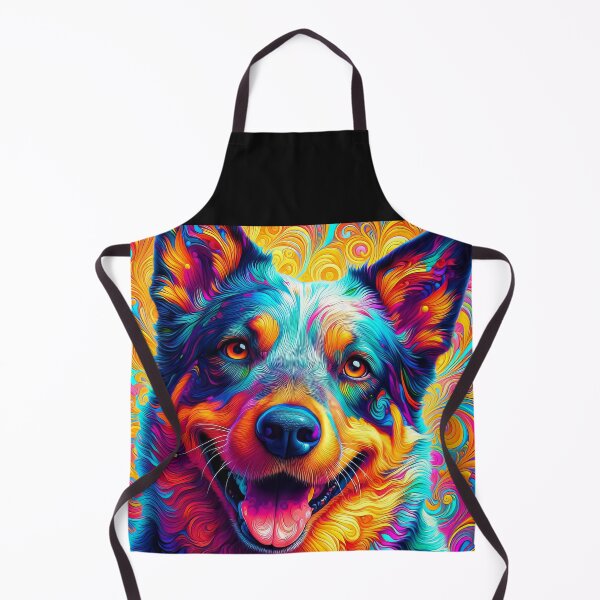 Item preview, Psychedelic Australian Cattle Dog designed and sold by TheWorkingDog.