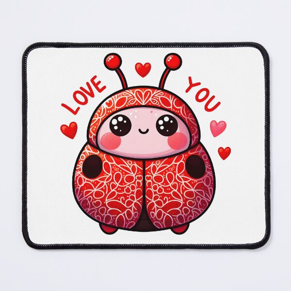 Item preview, Lovebug's Heartfelt Message designed and sold by AI-Only Creations.