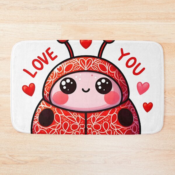 Item preview, Lovebug's Heartfelt Message designed and sold by AI-Only Creations.