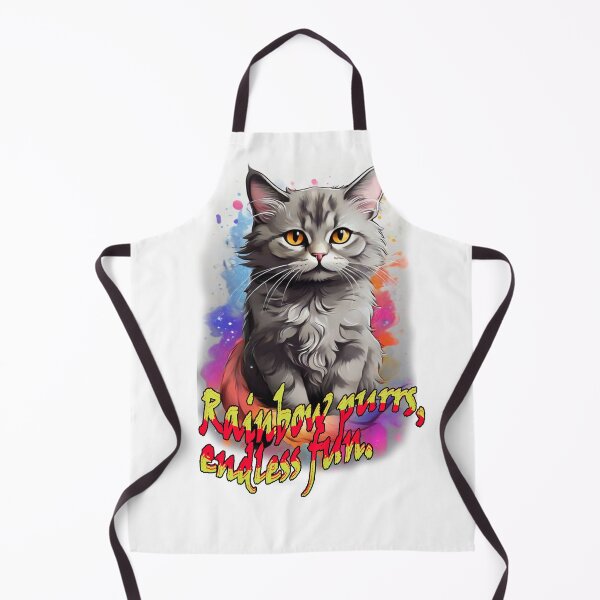 Item preview, Rainbow Purrs, Endless Fun - Funny Cat - Cat Lovers designed and sold by Ramzadeen.