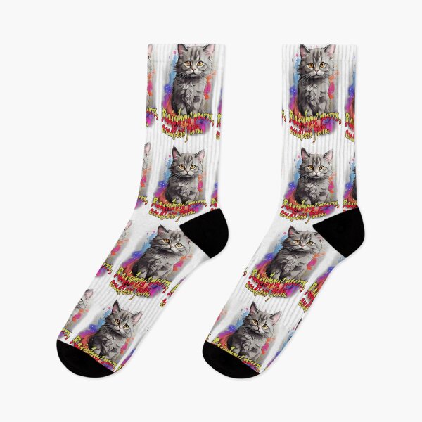 Item preview, Rainbow Purrs, Endless Fun - Funny Cat - Cat Lovers designed and sold by Ramzadeen.