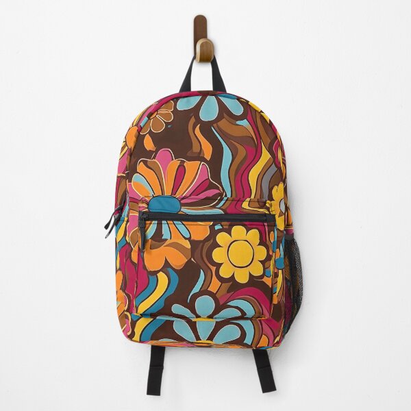 Item preview, Funky Florals - Retro Psychedelic Flower Pattern designed and sold by Sir Meow Meow.