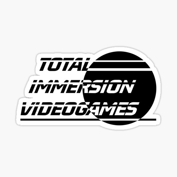 Item preview, Total Immersion Videogames designed and sold by HappyAxolotl.