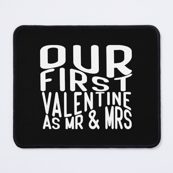 Item preview, Our First Valentine As Mr And Mrs, Gift for New Married designed and sold by ArtByKatti.
