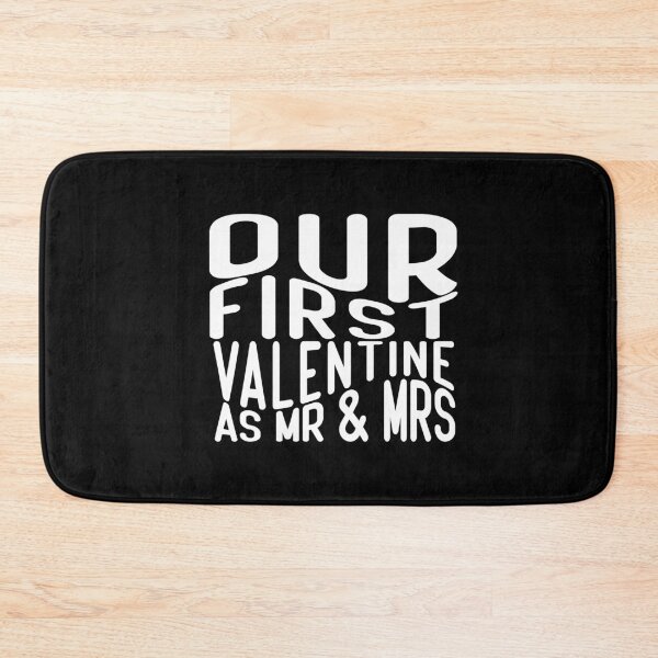 Item preview, Our First Valentine As Mr And Mrs, Gift for New Married designed and sold by ArtByKatti.