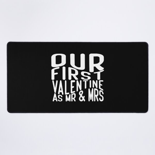 Item preview, Our First Valentine As Mr And Mrs, Gift for New Married designed and sold by ArtByKatti.